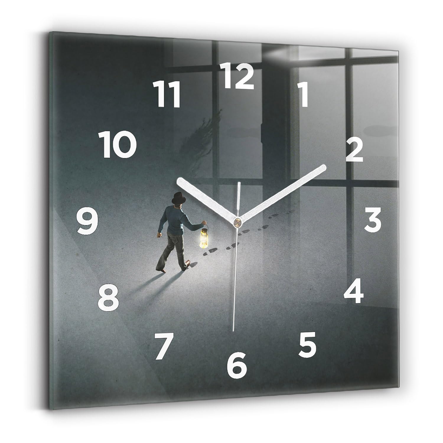 Horloge numérique moderne pour décorer votre salon et votre chambre