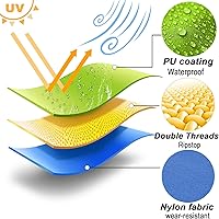 Vista 99 de 9KM DWLIFE Tela, tela de nailon Ripstop impermeable color cian oscuro 40D, 60 x 39 pulgadas, ligera, revestimiento de PU, tela hermética