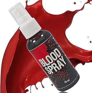 Halloween Fake Blood Spray,Blood Splatter Realistic Liquid Fake Blood Washable,Fake Blood for Clothes,Special Effects SFX Makeup Kit for Zombie Bride,Vampire,Monster SFX Scary Clown Dress Up