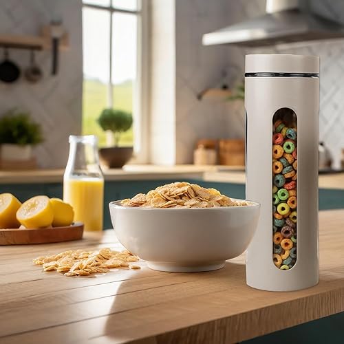 Miniatura 3 de Home Basics - Juego de 4 cilindros de vidrio con ventana transparente