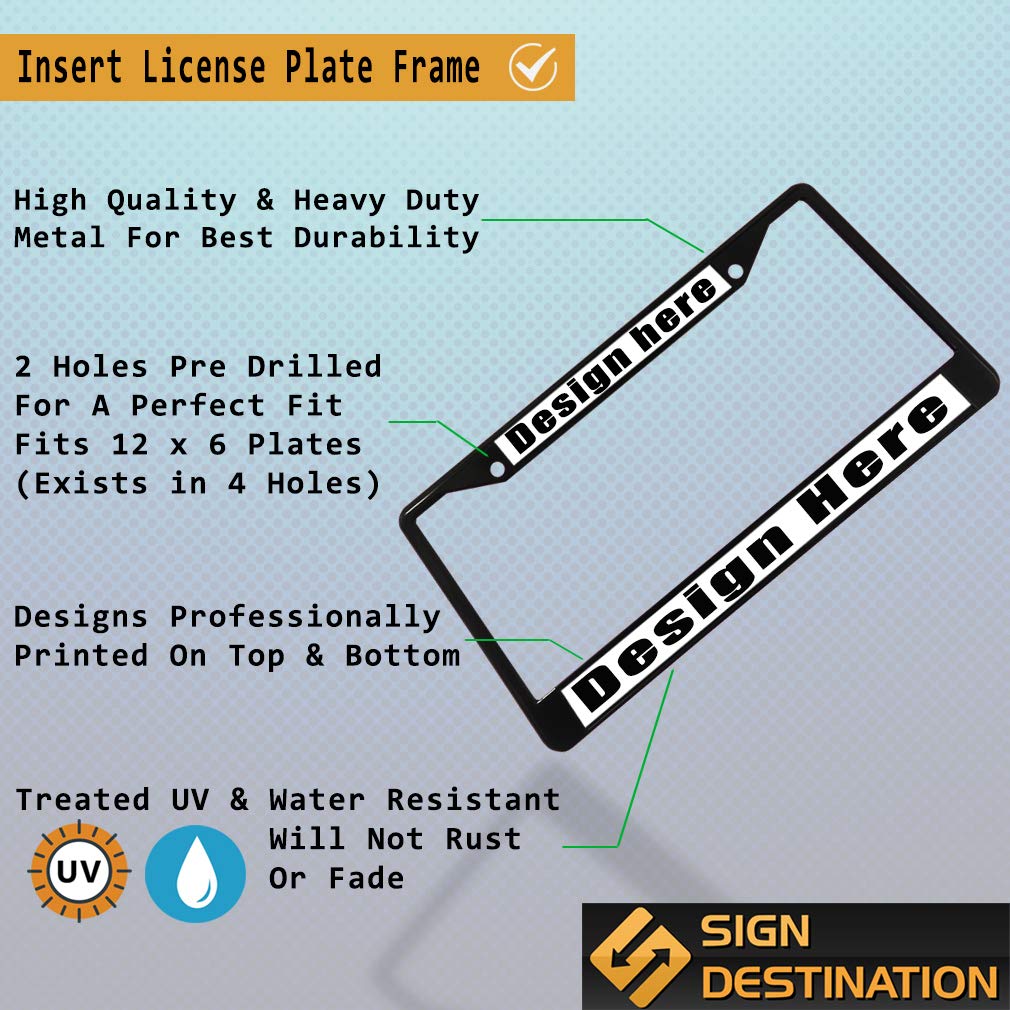 U.S. Army Vietnam Veteran Metal License Plate Frame – Gloss Black, Chip Resistant 4 thumbnail image