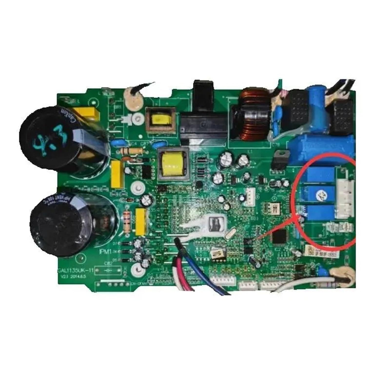 EEZII Compatible For Galanz，variable Frequency Air Conditioner GAL1135UK-11R-P0019 Motherboard Computer Board(3 relays)