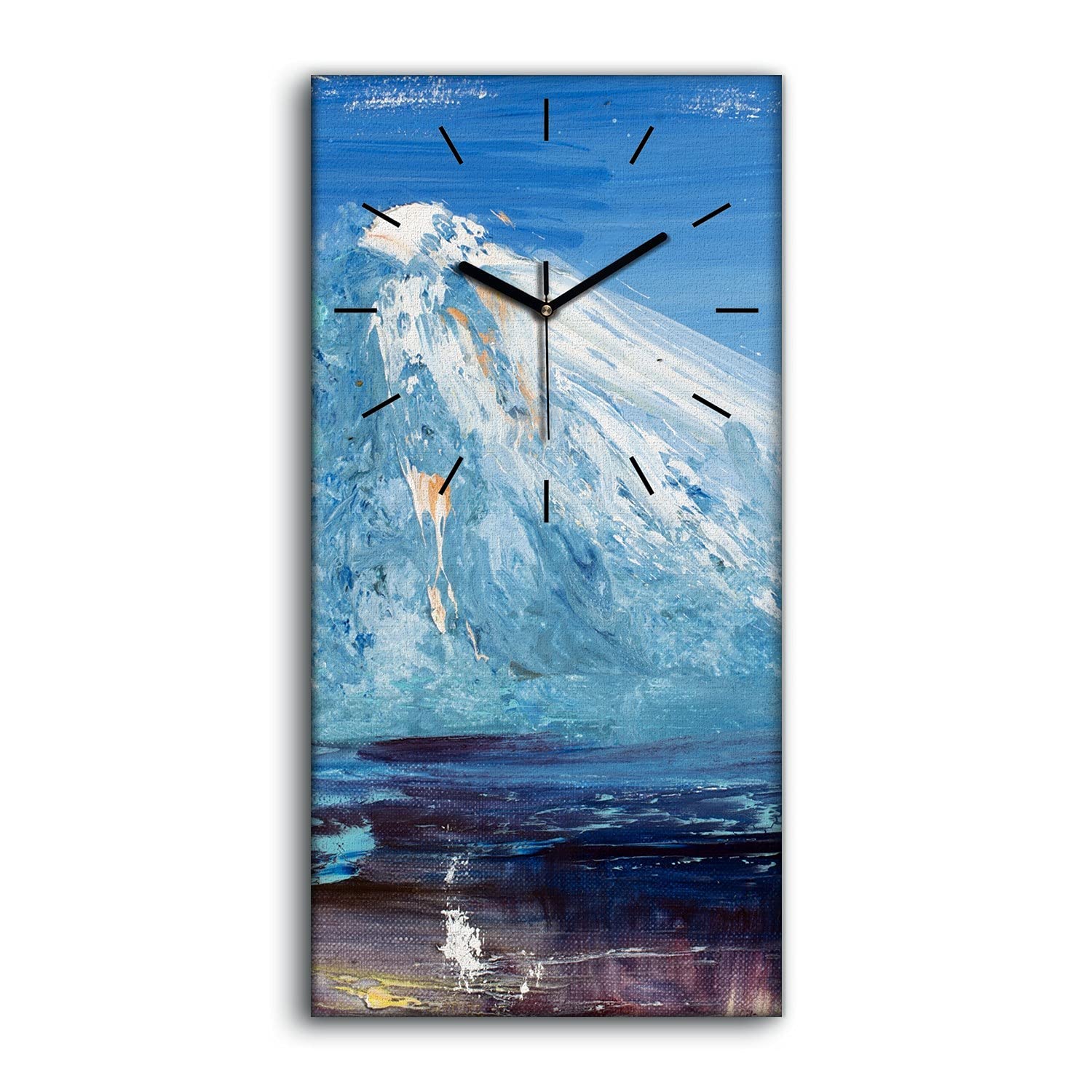 Horloge murale décoration salon et chambre design moderne ciel abstrait
