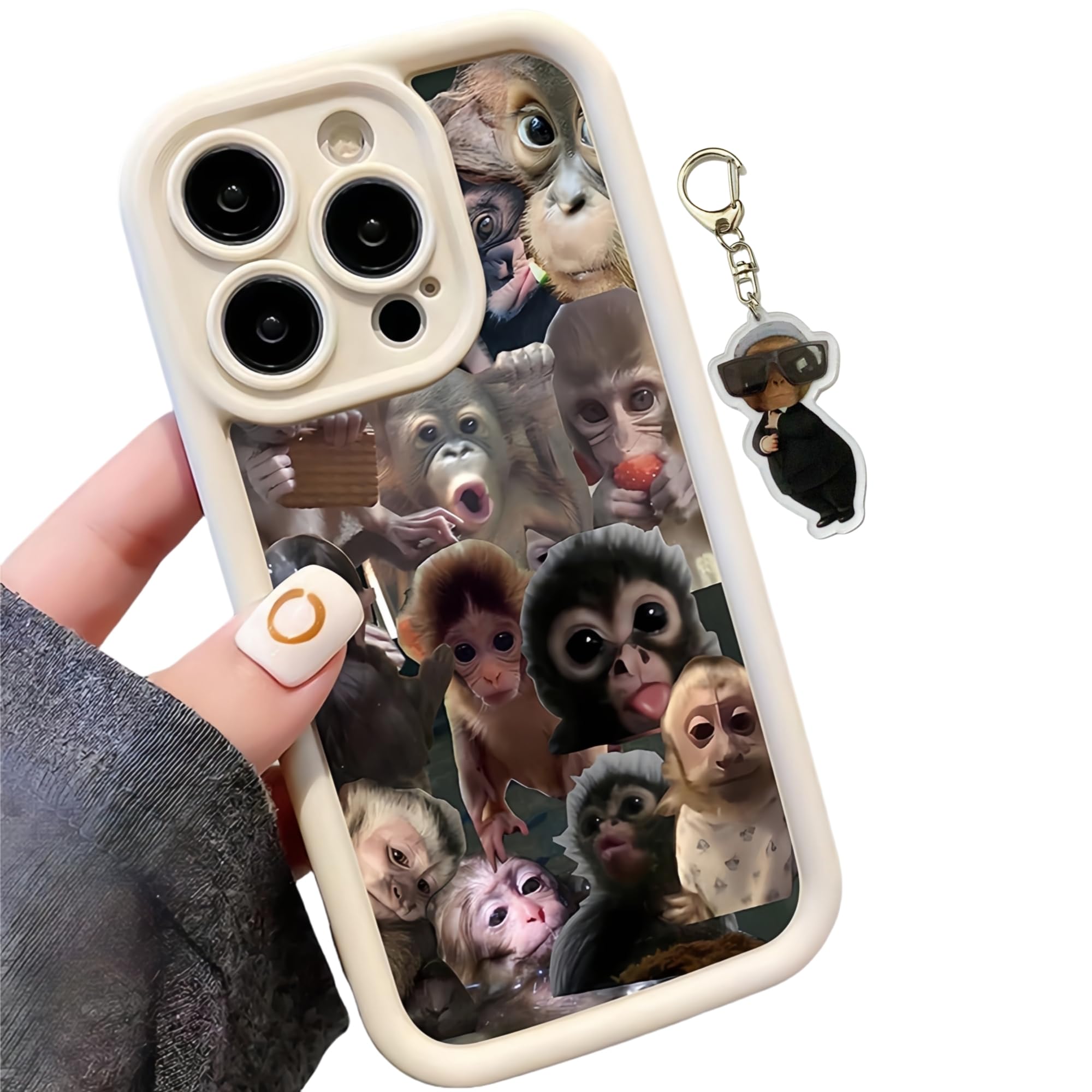 Amazon.com: FindUWell Trendy Monkey Phone Case Compatible for