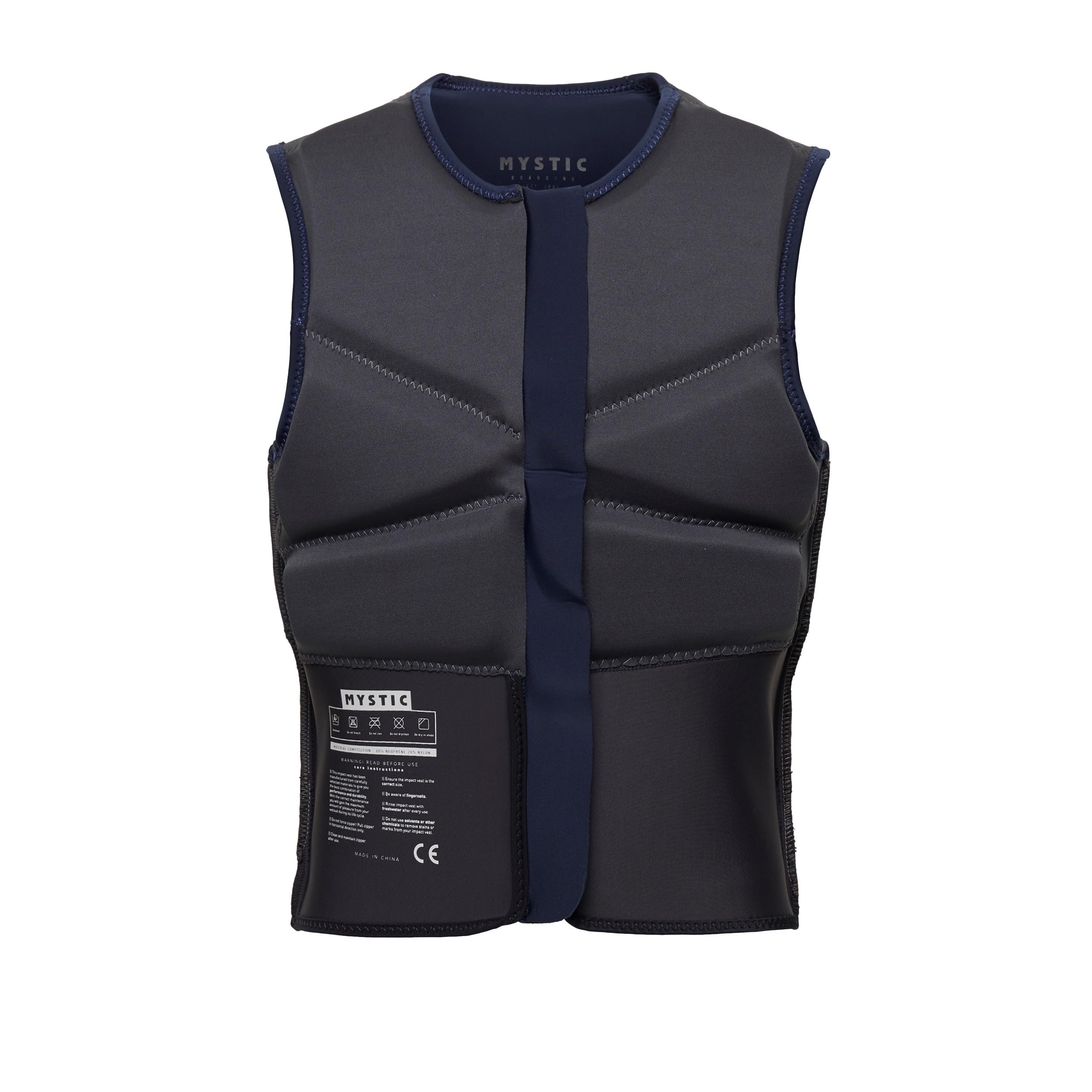Mystic Mens Block Front Zip Impact Vest 35005.230212 - Navy -
