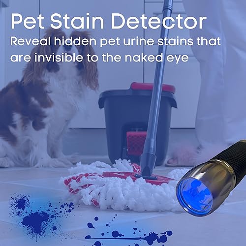 Miniatura 4 de Dri Mark Linterna ultravioleta patentada UVPro Fraude de documentos y detección internacional de dinero falsificado - Detecta orina, manchas y