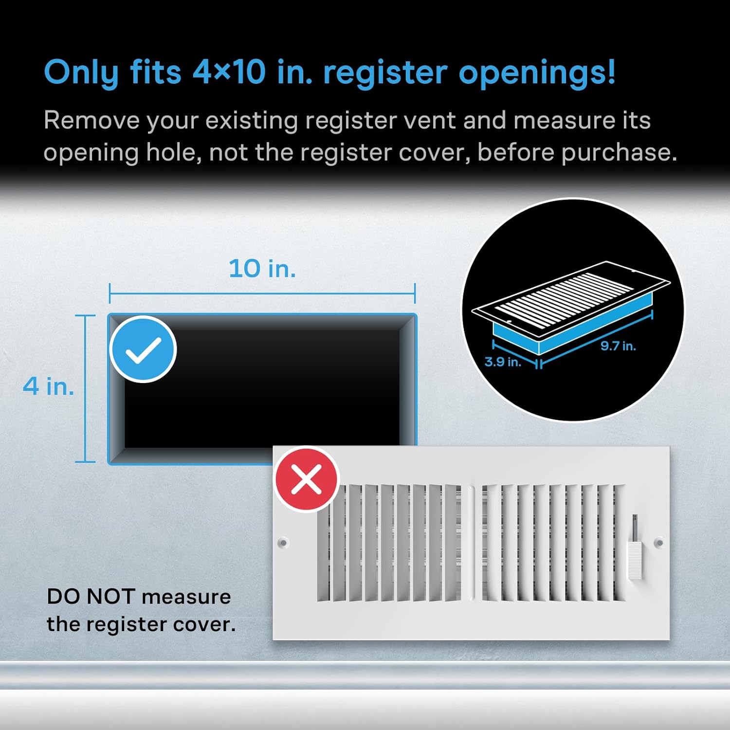 AC Infinity AIRTAP T4 Register Booster Fan
