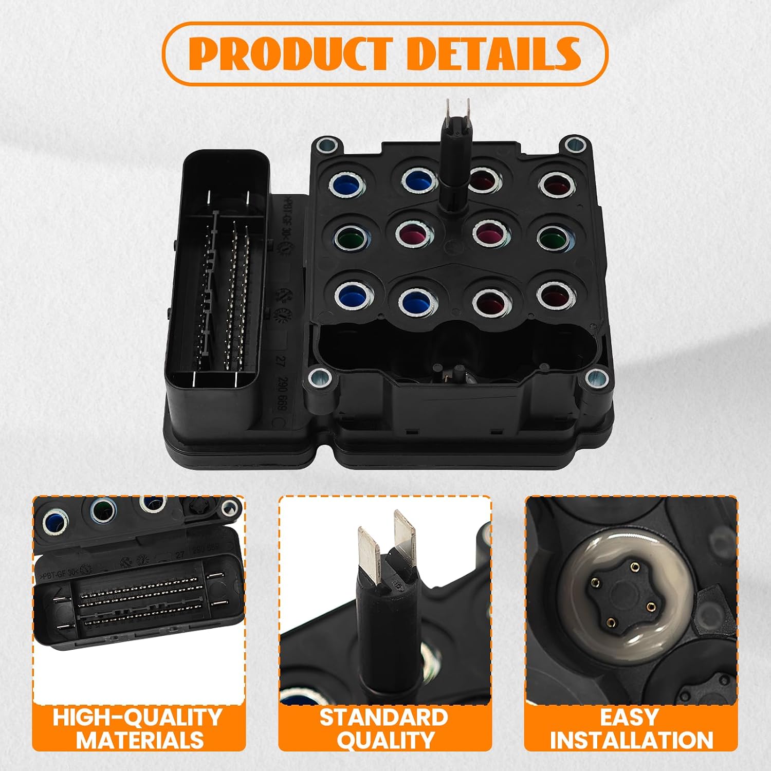 ABS Control Module Compatible with Dodge Ram 1500 2014-2015 3.0L 3.6L 5.7L - Part Number: 68228991AD, 68193650AC, 68193650AD, 68228991AC, 68228991AA