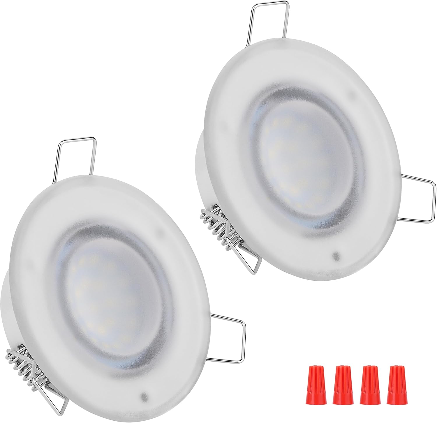 RVZONE 3 Inch LED RV Puck Light 12 Volt RV Boat Recessed