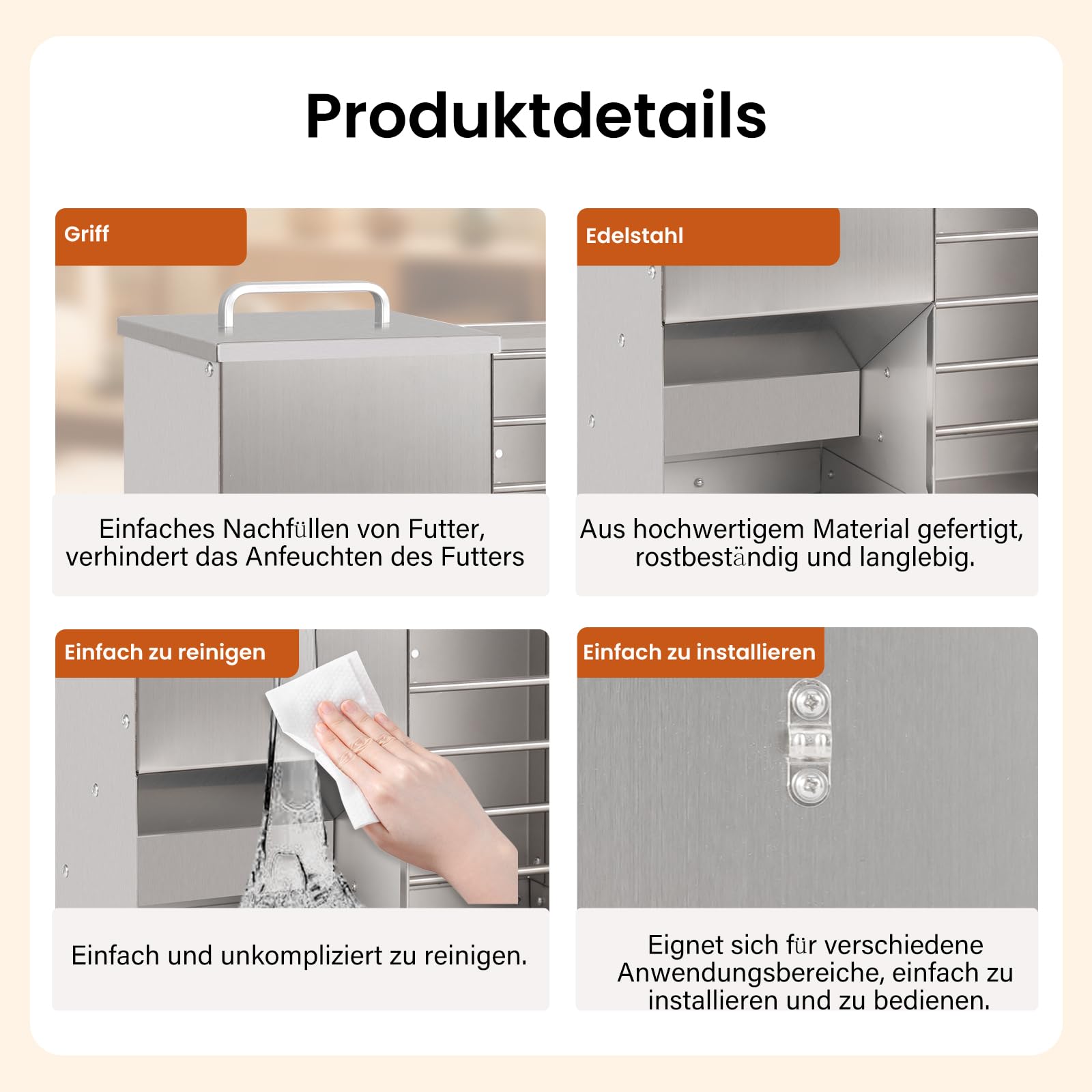 2 in 1 Automatischer Kaninchenfütterer für Käfig Kaninchen Heufutterautomat für draußen Mental Kaninchenfutterspender für Kaninchen Meerschweinchen Hamster Kleintier Futterautomaten