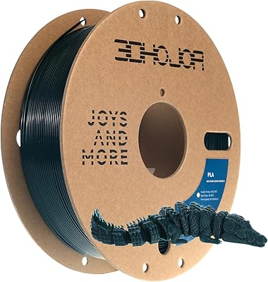 21 – 3DHoJor PLA Filament 1.75mm,3D Printer Filament,1kg Cardboard Spool (2.2lbs),Dimensional Accuracy +/- 0.03 mm,Odor Free, Clog Free, No Britt…