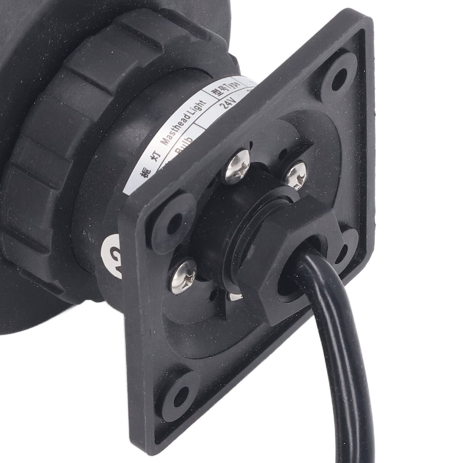 Aramox Luce Marina in Testa d'albero a LED da 25 W, Luce di Coperta in Testa d'albero in Lega di Rame PA GF PC, visibilità 225 Gradi 2 N.m IP56 per Barche Sotto i 39,4 Piedi 24 V