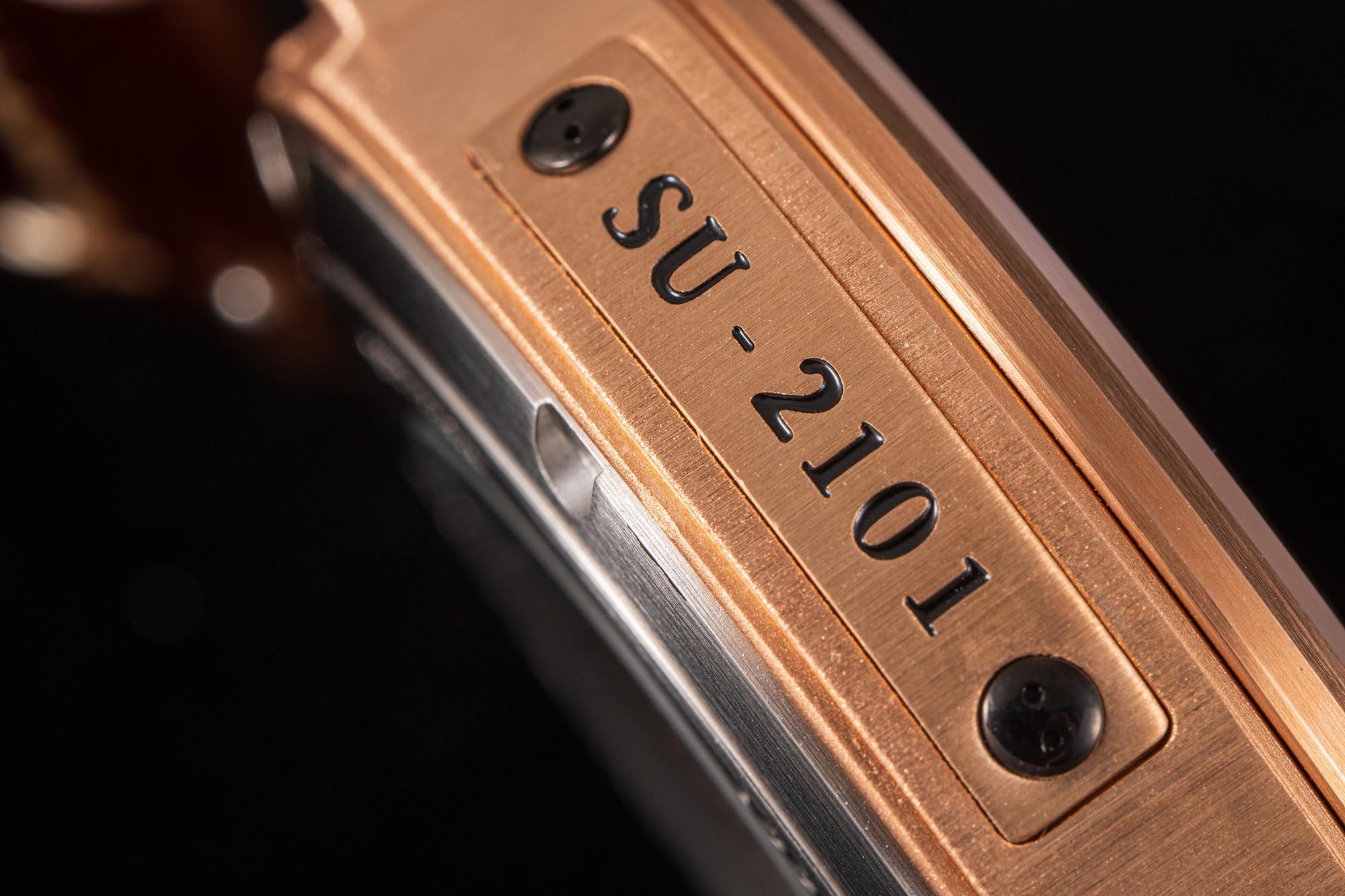 SUGESS ST2130 - Relojes automáticos de bronce sólido de 42 mm para hombre
