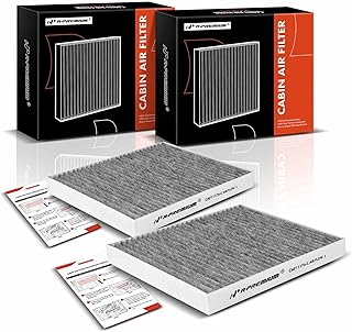 A-Premium 2-PC Cabin Air Filter with Activated Carbon Compatible with Ford Explorer 2011-2019, Flex 2010-2019, Taurus 2009-2019, Police Interceptor 2013-2019 & Lincoln MKS 2010-2016, MKT 2010-2019