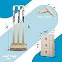 WHACKK Junior Cricket Kit Size 5 Ivory Blue | Complete Cricket Set for Kids Age 8-11 | Beginner Practice Kit for Boys & Girls, Tennis Ball Cricket gallery image