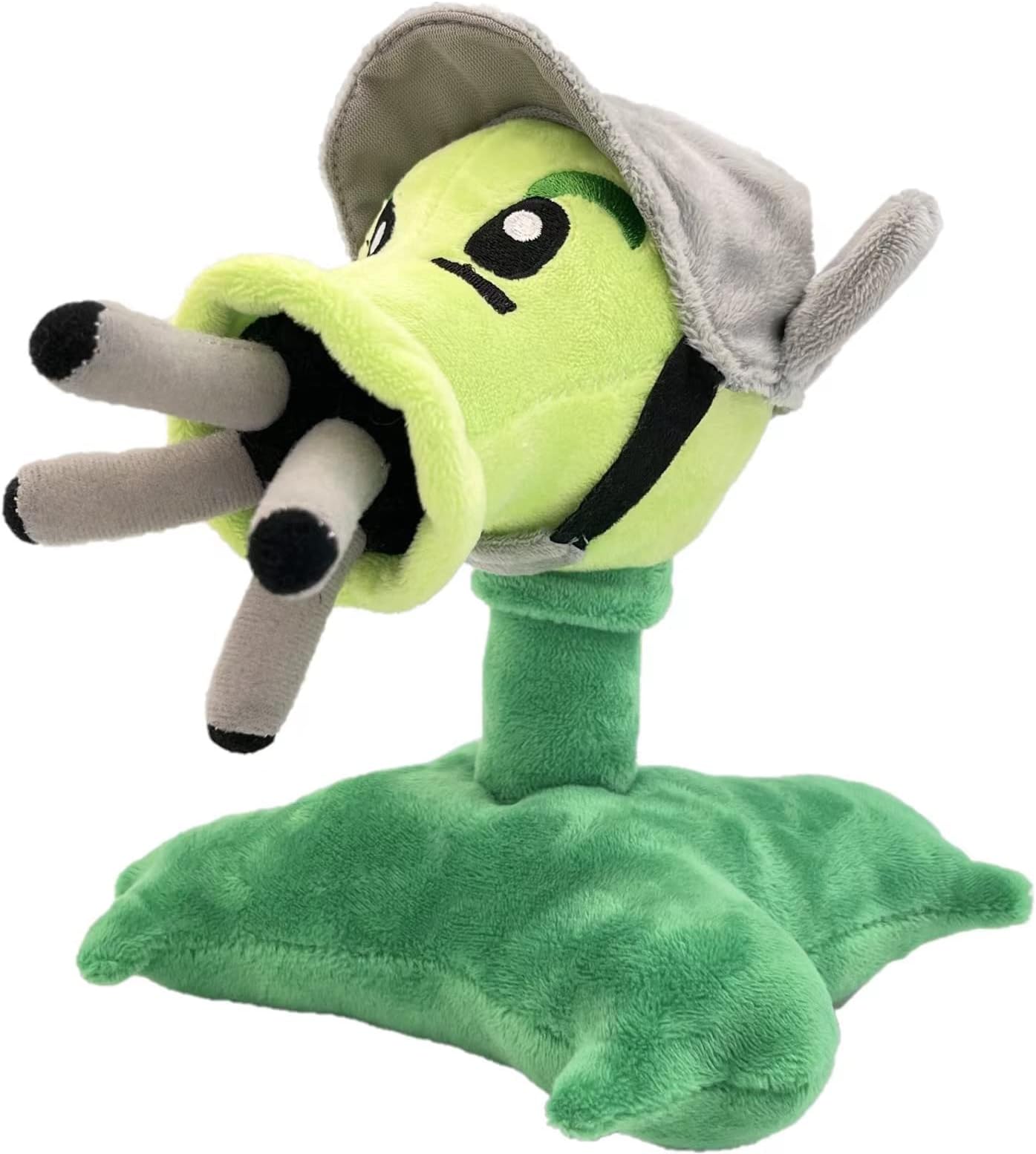 Dyharnsty Plants vs Zombies Gatling Pea Shooter Plush Toys - Soft Figure Dolls PVZ Set