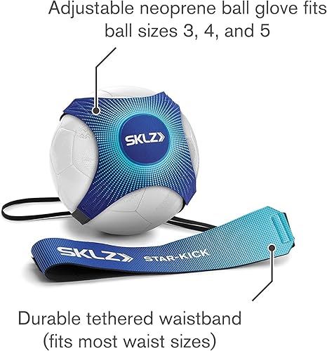 Miniatura 8 de Conjunto individual para entrenar de fútbol manos libres marca SKLZ Star-Kick Apto para pelotas tamaño 3 4 y 5