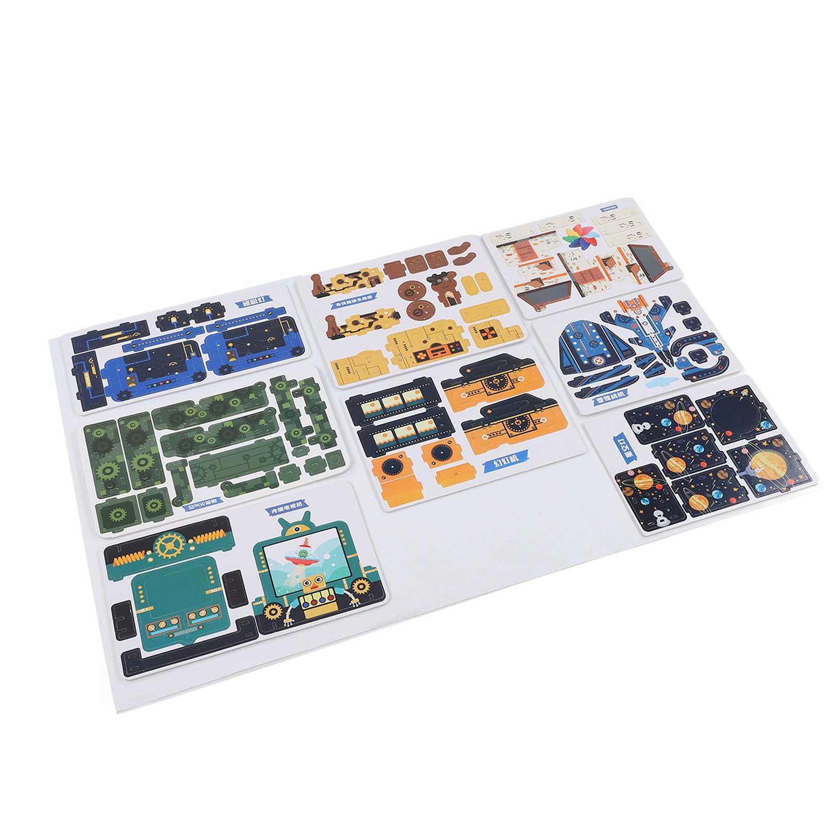 Changor Juego de Experimentos de Física, Juguetes Educativos Reciclables para Niños, Exploración Científica, Actividades Stem, Papel y Plástico