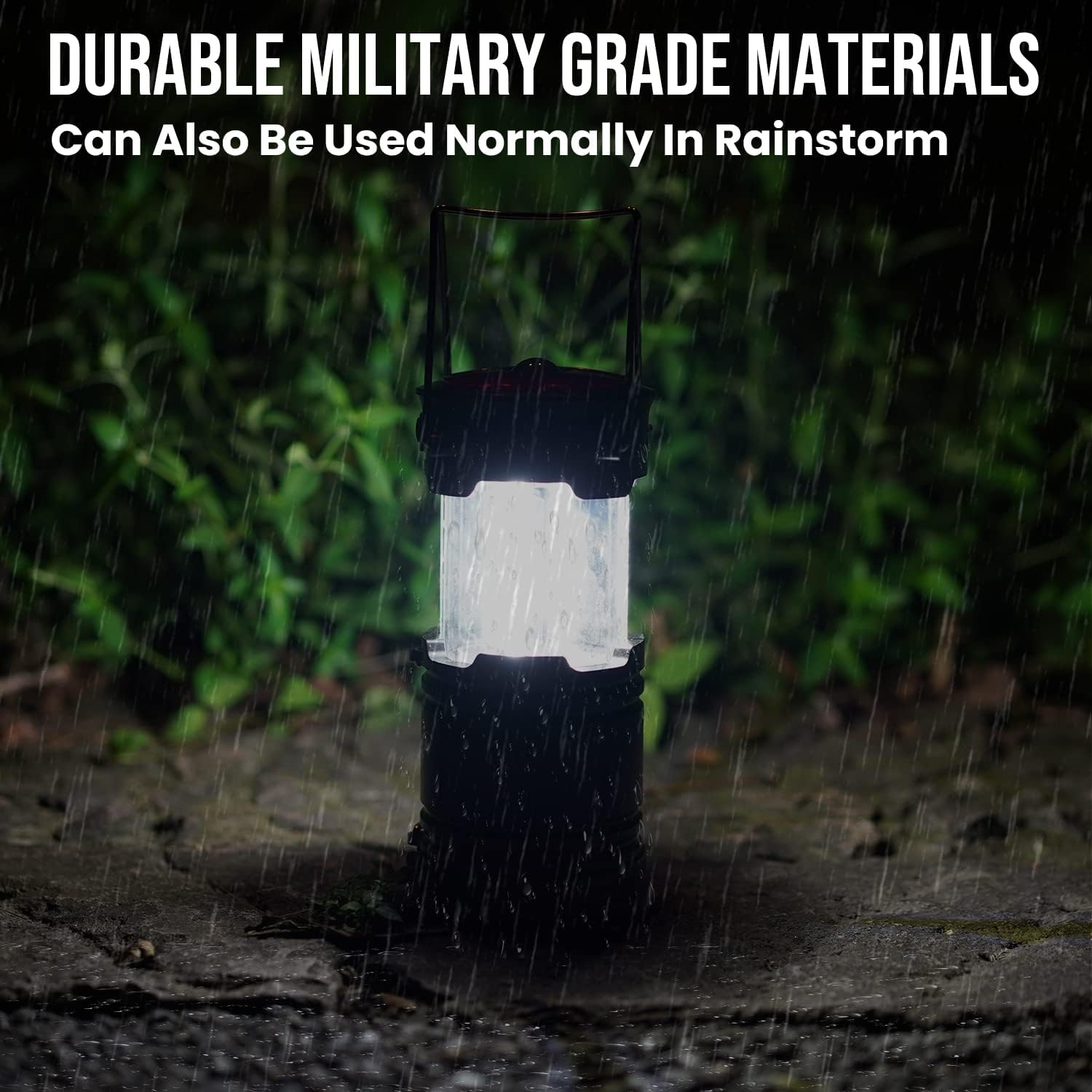 Lichamp 2 Pack LED Camping Lanterns, Battery Powered Lantern Flashlight COB Camp Light for Power Outages, Camping Supplies and Home Hurricane Supplies, F2GY - Image 4