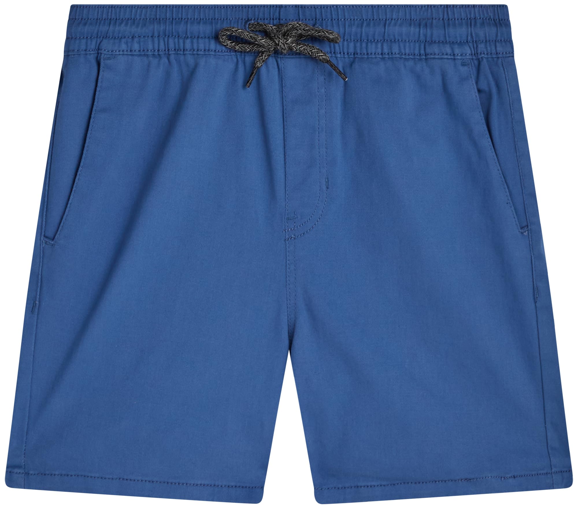 Volcom Boys Shorts - Lightweight Stretch Twill Pull On Chino Shorts for Boys, School Uniform Short with Elastic Waistband