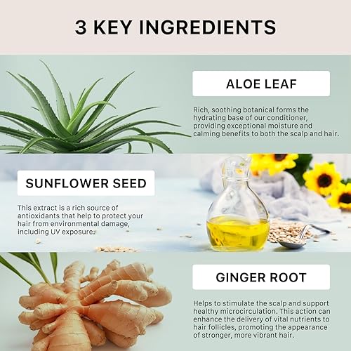 Miniatura 7 de ACTIIV Acondicionador Renew Healing (unisex)  Mejora la apariencia del cabello, hidrata y fortalece el cabello, cura el cabello dañado y