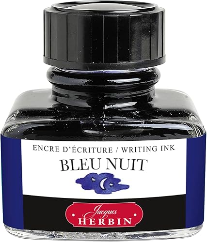 Herbin Tinta para pluma estilográfica de 10fl oz Bleu Nuit Herbin Tinta para pluma estilográfica de 10fl oz Bleu Nuit