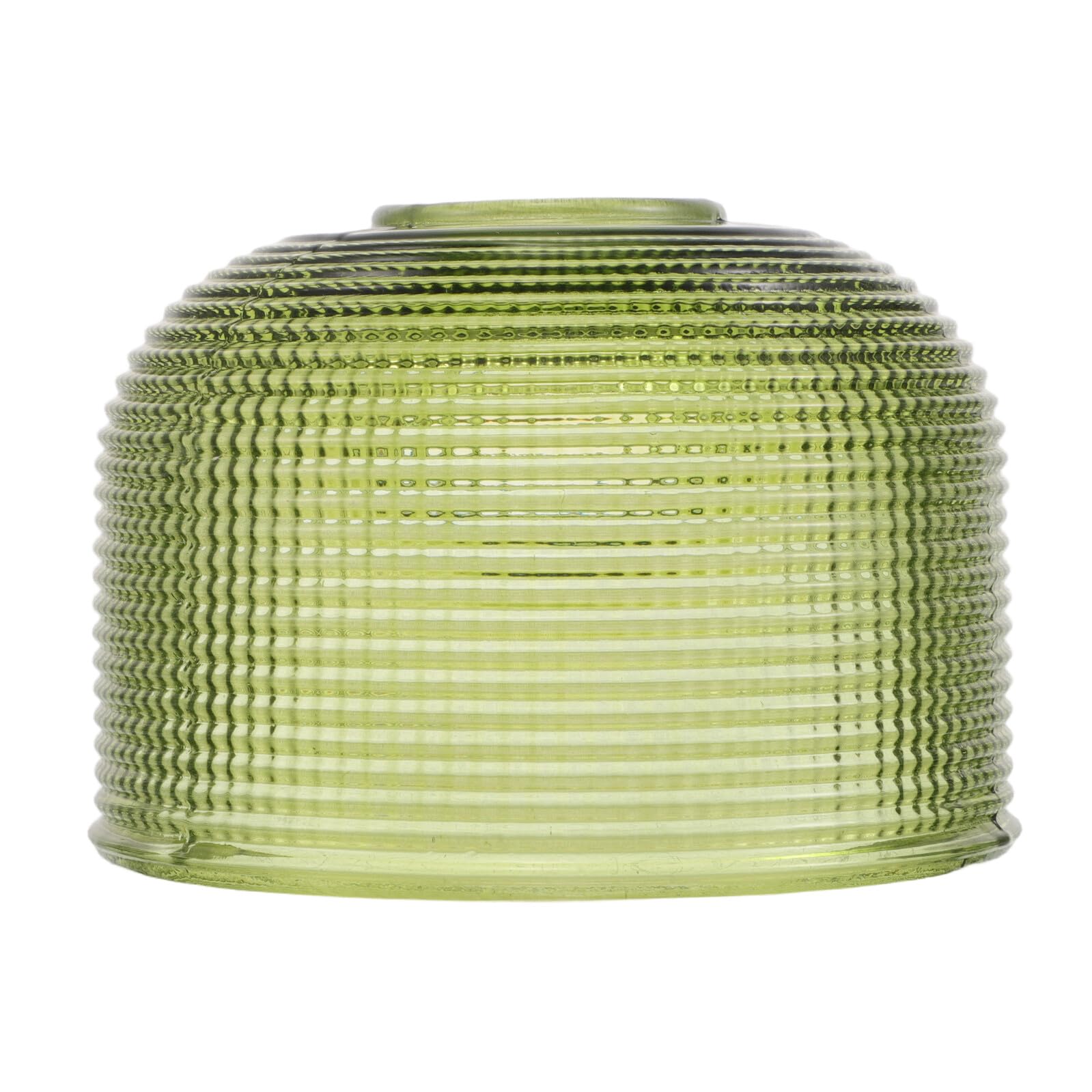 Grüner Glaslampenschirm für E14 Fassung, 30-mm Öffnung | 9, 7 X 7, 1x3cm Größe, für Deckenleuchte, Küche und Bad, Minimalistisches Design