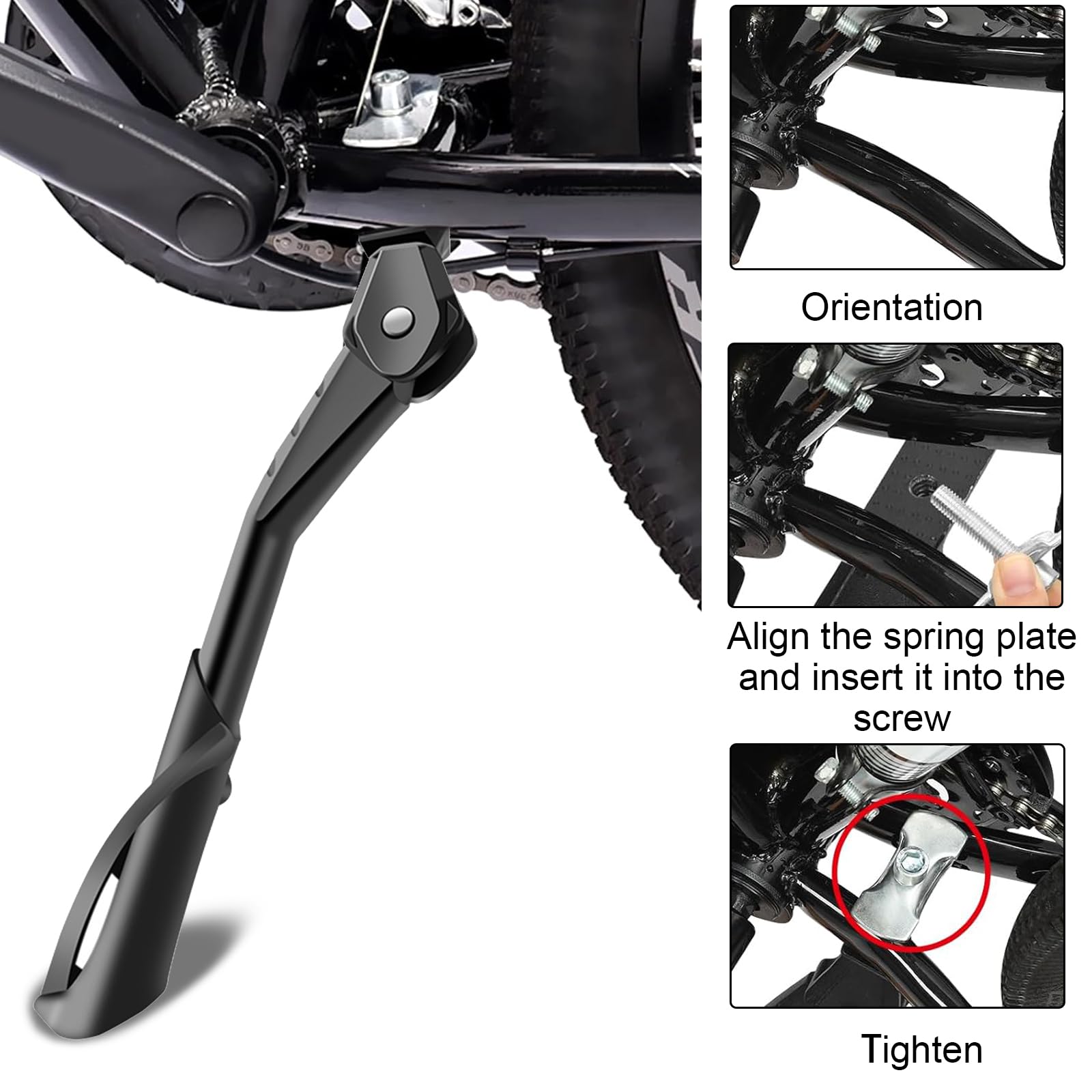Cavalletto Per Bici 24-29 Pollici | Regolabile In Altezza | Per MTB, E-Bike E Trekking | Con Foro Centrale - Foto 8
