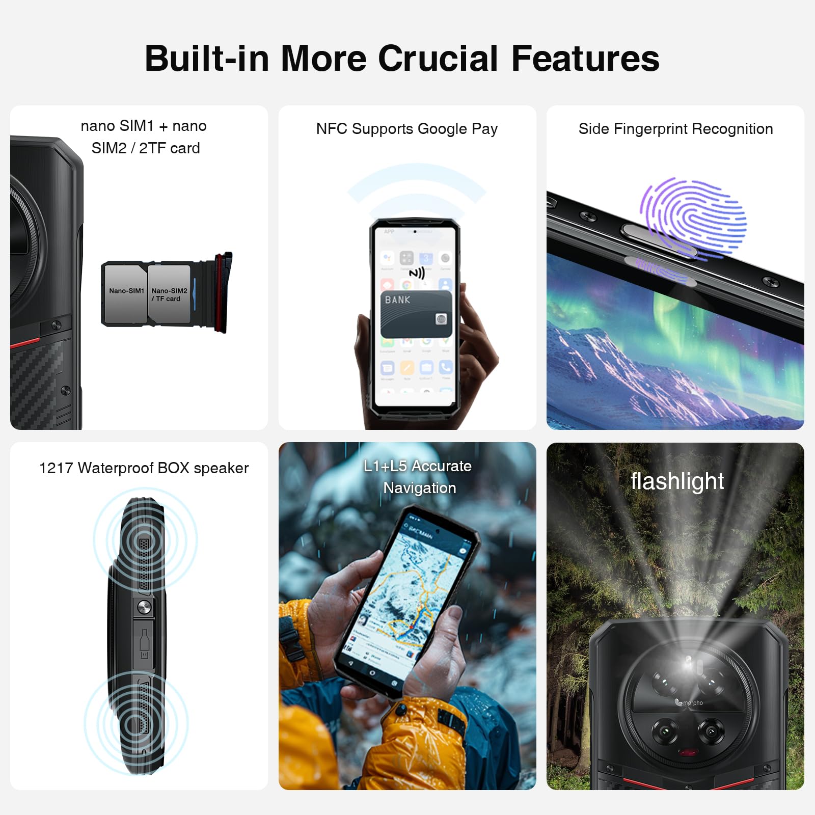 Amazon.com: DOOGEE DK10 Rugged Smartphone 5G,32GB+512GB,120W Fast