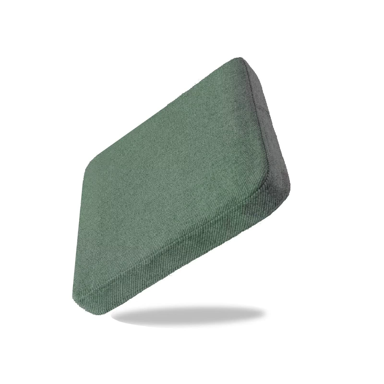 Juego de 2 cojines para silla de comedor, cojines para sillas de cocina, paquete de 2, cojín elevador para sillón firme de 40 cm cuadrados, almohadillas invisibles antideslizantes para silla, con crem