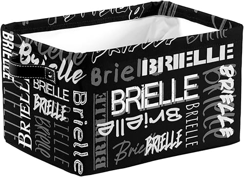 Contenedores de almacenamiento personalizados con nombre para niños, canastas organizadoras con asas para organizar juguetes de niños y niñas,