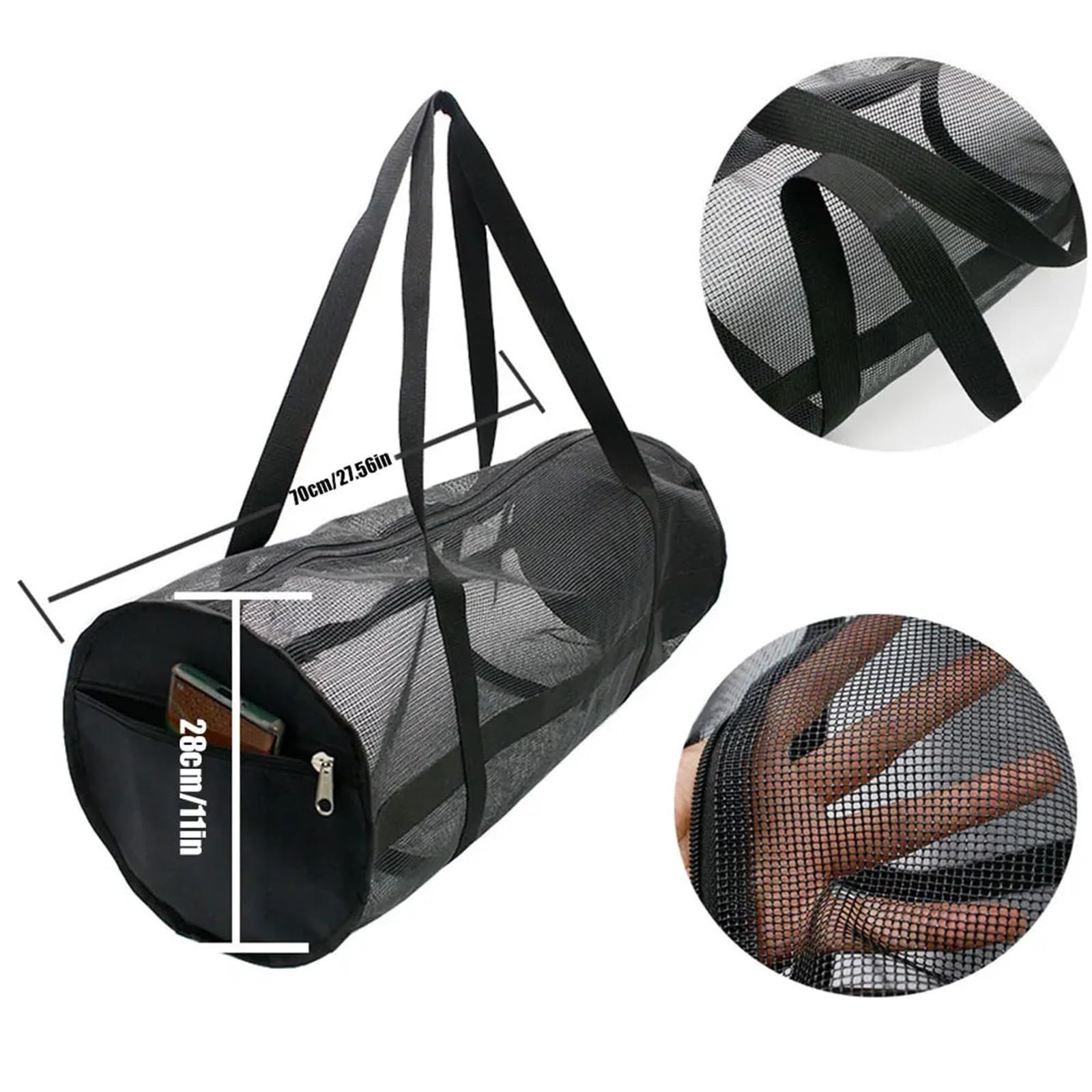 Bolsa de Gran Capacidad for 2 balones Deportivos: Baloncesto, Voleibol y fútbol para Pelotas