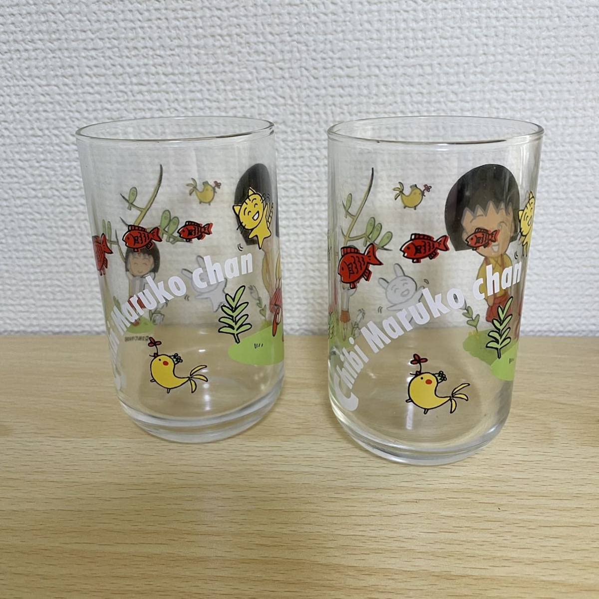 Amazon | ちびまる子ちゃん コップ グラス 当時物 昭和レトロ