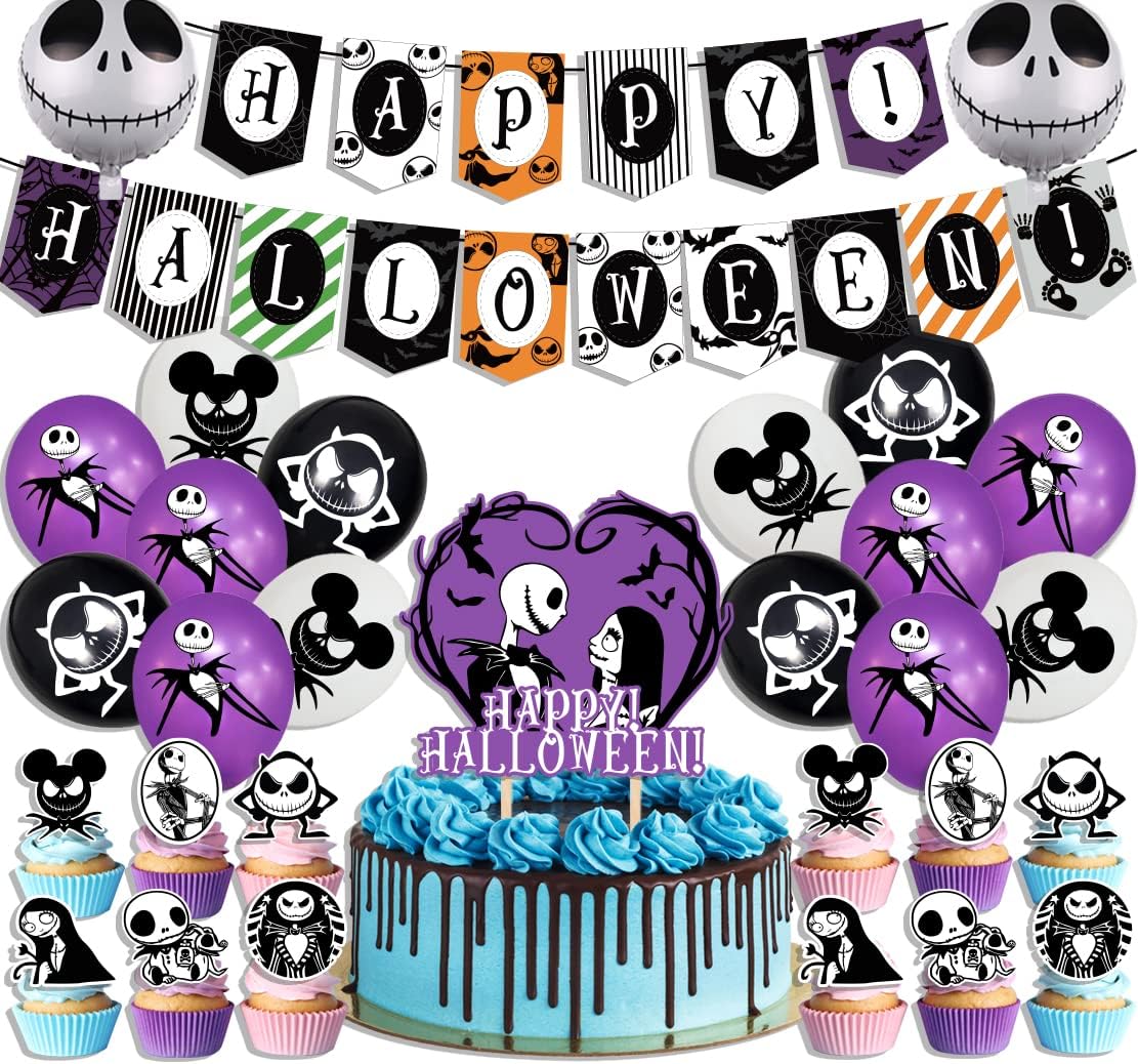 Nightmare Before Christmas Halloween Party Decorations