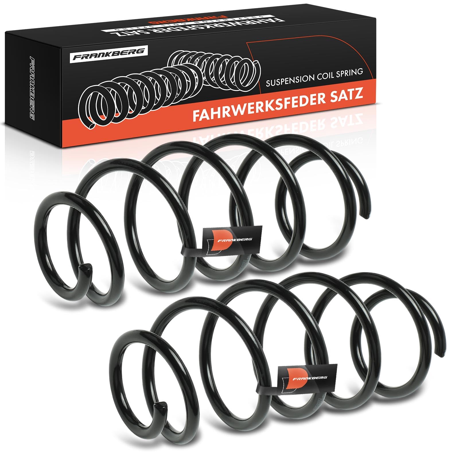 Frankberg 2 muelles de suspensión para eje delantero 5002TQ RA3359 | Compatible con: 3008 MPV 0U ,5.008E3 0E 0U