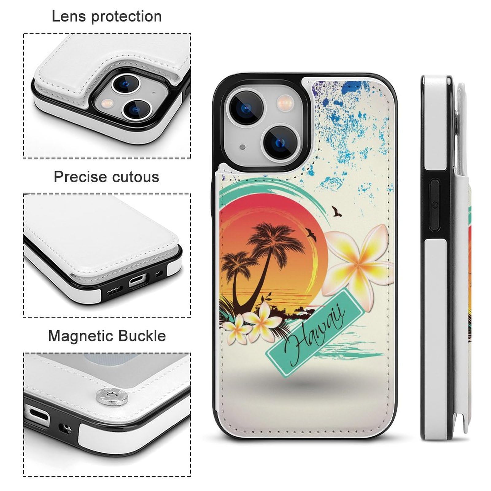 Amazon.co.jp: iPhone 13 Pro ケース 手帳型 砂浜 海 ハワイ