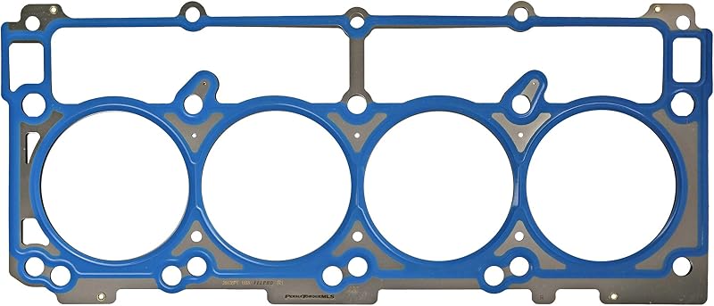 Junta do cabeçote do motor Fel-Pro 26426 PT em aço inoxidável para Ram, Chrysler e Dodge – 1 unidade