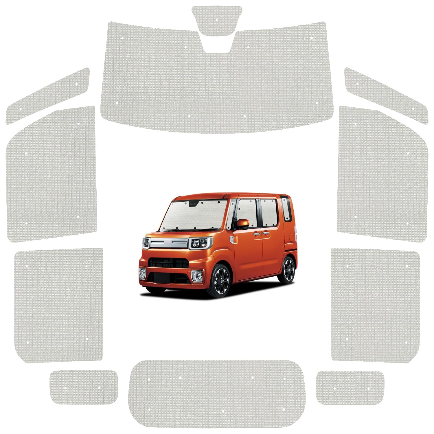 Amazon | 趣味職人 サンシェード クラフト シェード 車 ウェイク 