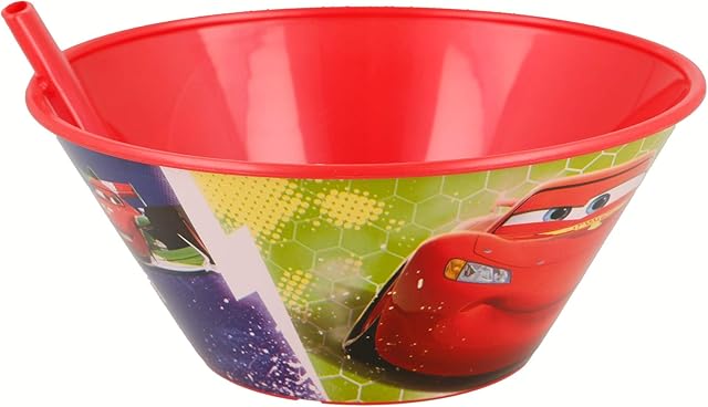 Stor, Cars Racers Edge Straw Bowl 500 ML