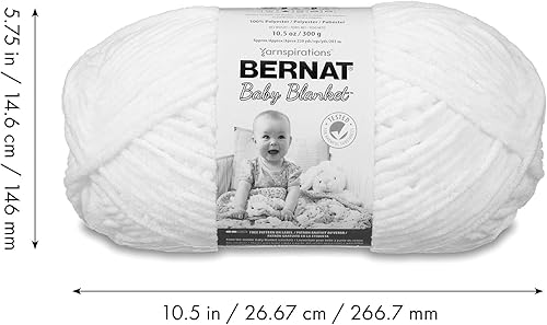 Miniatura 8 de Bernat Manta de bebé BB de hilo para bebé, paquete de 2 unidades, Raspb Kisse
