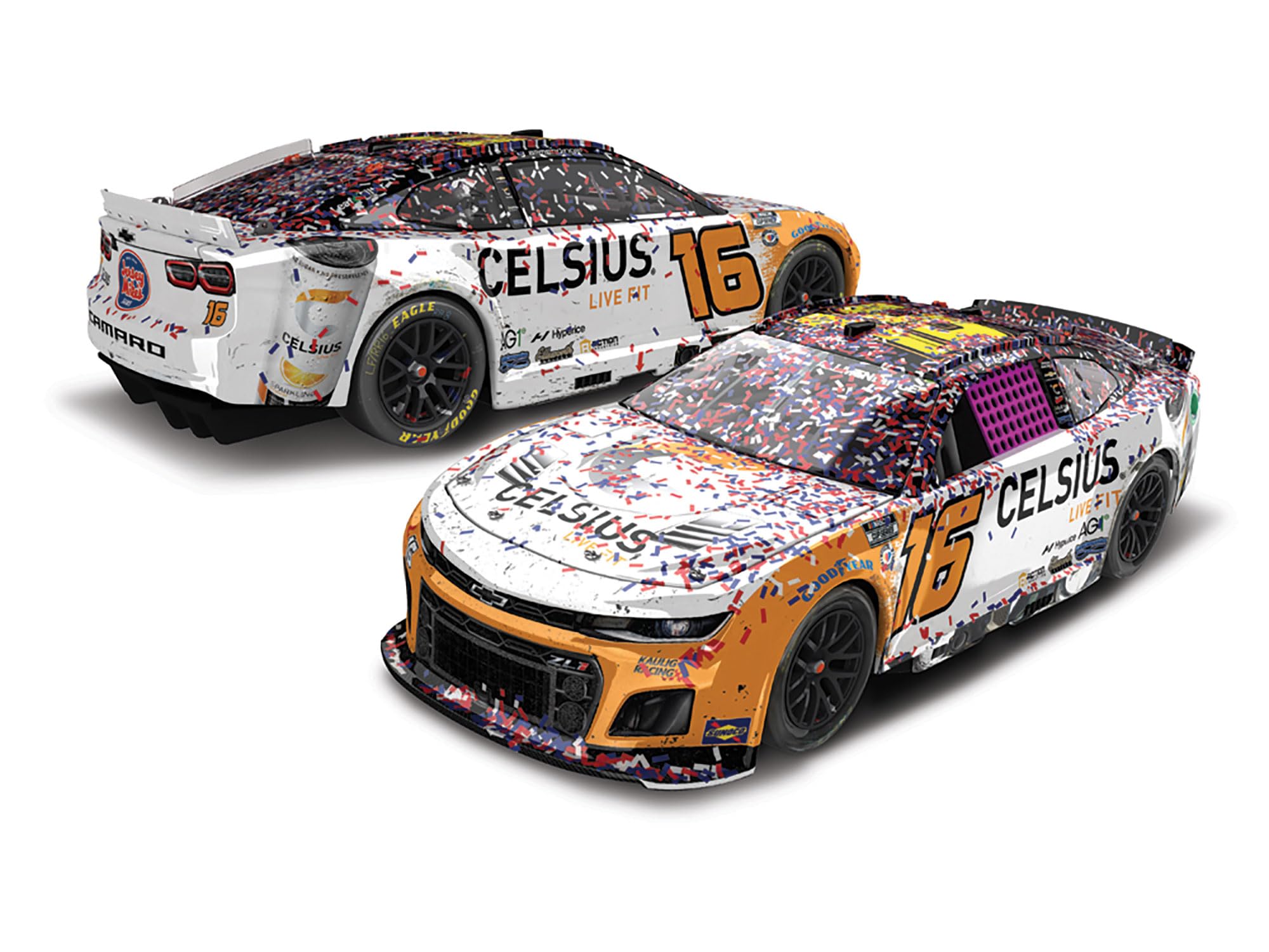 あ*と様 1:24 Lionel Racing CHEVROLET SILVER Lionel Racing AJ Allmendinger 2023 Celsius Charlotte Roval Race