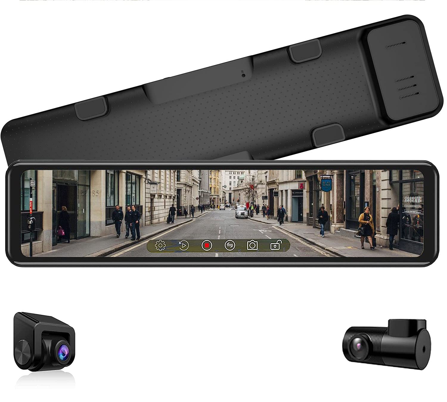 LIMITTECフロントカメラ分離型ドライブレコーダー デジタルルームミラー Amazon.co.jp: LIMITTEC 分離型 ミラー型ライブレコーダー