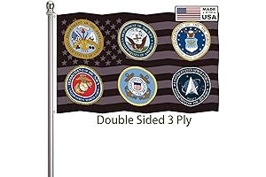 Eye-Catching Military Flag: A Salute to All Branches