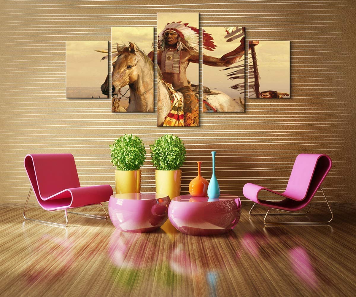 Amazon.co.jp: 5ピース ネイティブアメリカン装飾 インディアン