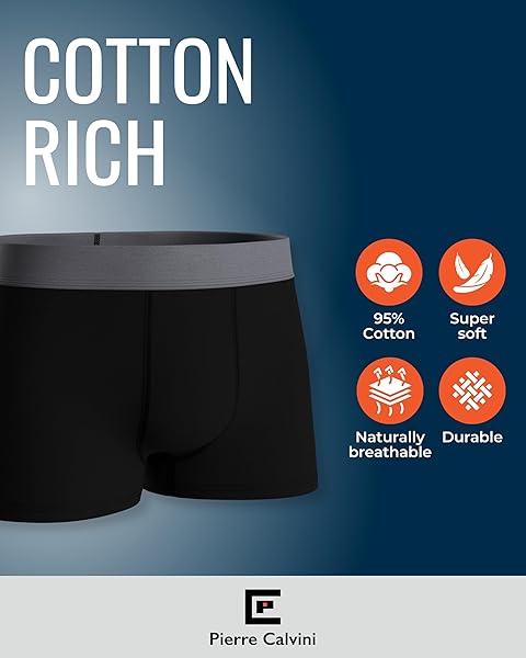 Pierre Calvini Boys Boxers (6/12 Pack) β Soft & Breathable Cotton Boys Boxer Shorts β Durable, Breathable & Anti-Chafing Cotton Boxer Shorts β Comfortable, Multipack Kids Boxers (Ages 5-13) - 5