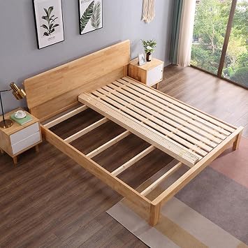 Slat Bed Base Wood Bed Slats Replacement Mattress Hard Bed Plate Gasket Solid Wood Folding Pine Plank Mattress Hard Mattress Spine Protection Indoor Bedroom Bed Accessories Folding Bed Frame