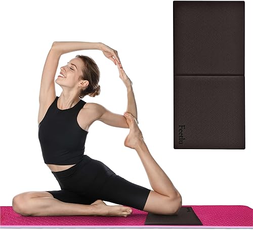 Rodillera plegable para yoga, 12 pulgada de grosor, 24 x 12 pulgadas, elimina el dolor durante el entrenamiento de yoga o ejercicio, acolchado extra