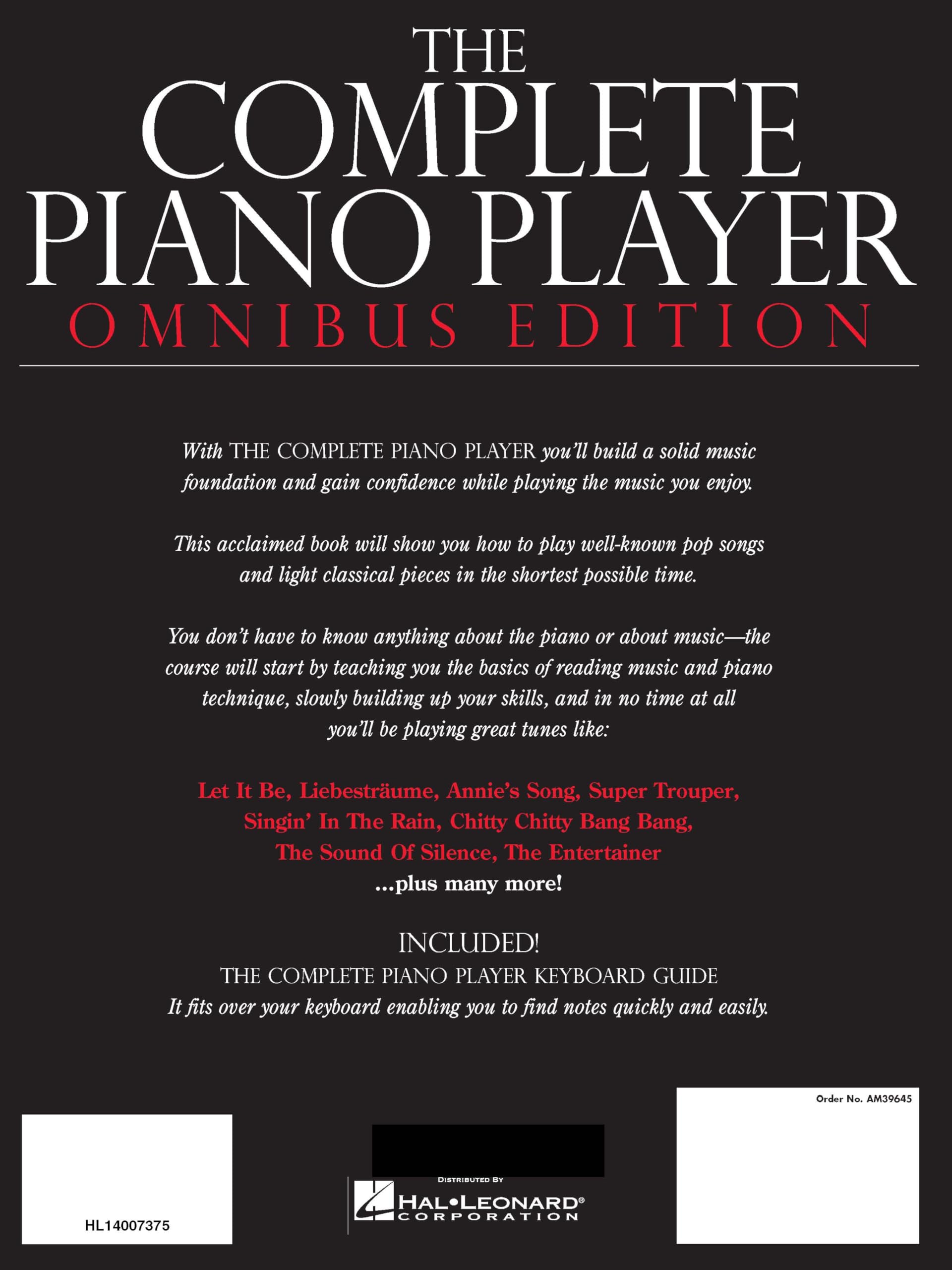 The Complete Piano Player: Books 1,2,3,4, and 5: Omnibus Edition (Complete Piano Player Series)