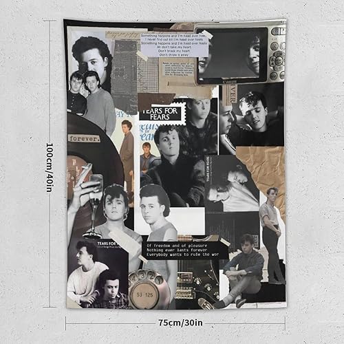 Miniatura 2 de MUTIYAAR Tapices de banda Tears Rock for Fears, pósteres estéticos, novedosos para colgar en la pared, tapiz de pared para dormitorio, sala de