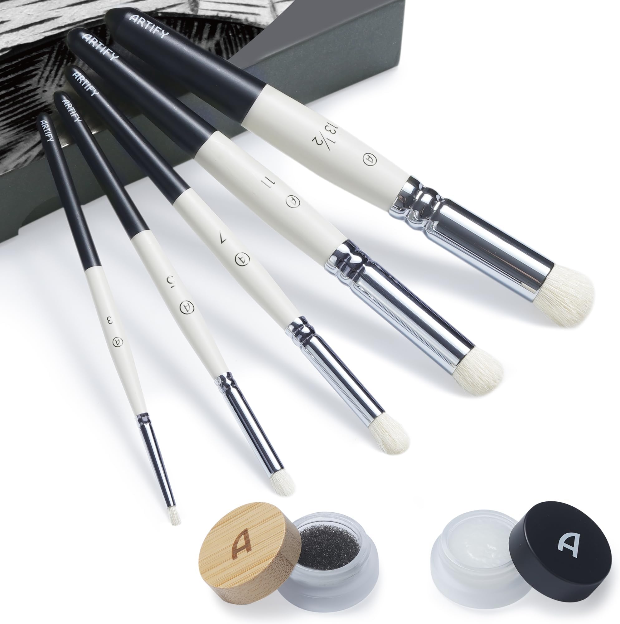 ARTIFY Dry Brush Miniature Painting with Brush Soap & Dampening Sponge